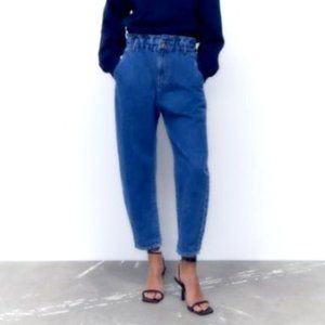 Zara Baggy Paperbag Jeans